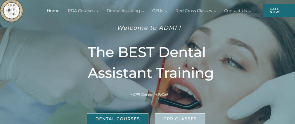 Homepage of American Dental & Medical Institute / adminstitute.com
Link:
https://adminstitute.com/
