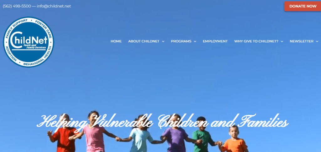 Homepage of Childnet Youth and Family Services /
Link: childnet.net/