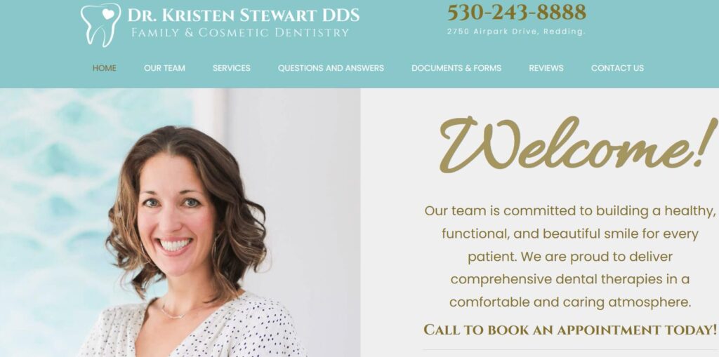 Homepage of Dr. Kristen Stewart / reddingtooth.com
Link:
https://reddingtoothfairy.com/