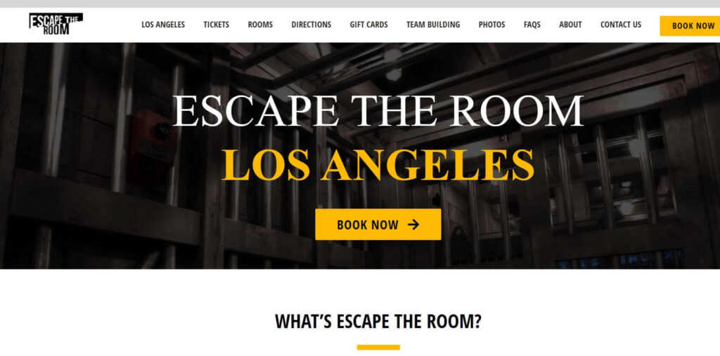 Homepage of Escape Room LA / escapetheroom.com
Link:
https://escapetheroom.com/los-angeles/