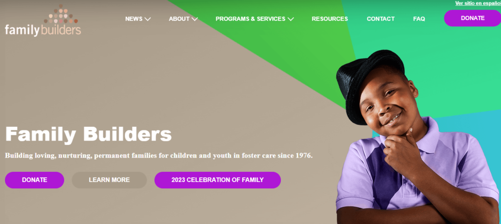 Homepage of Family Builders /
Link: familybuilders.org/