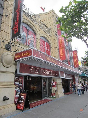 Exterior view of Madame Tussauds San Francisco / Wikimedia Commons / Another Believer
Link: https://commons.wikimedia.org/wiki/File:Madame_Tussauds_San_Francisco_(2).jpg
