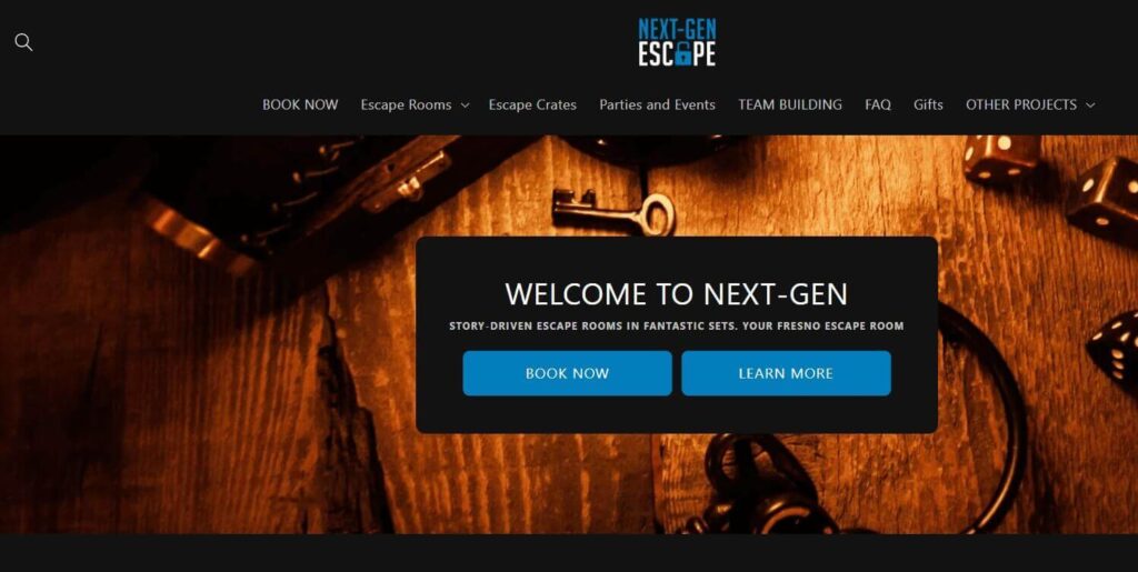 Homepage of Next-Gen Escape / nextgenescape.com
Link:
https://nextgenescape.com/