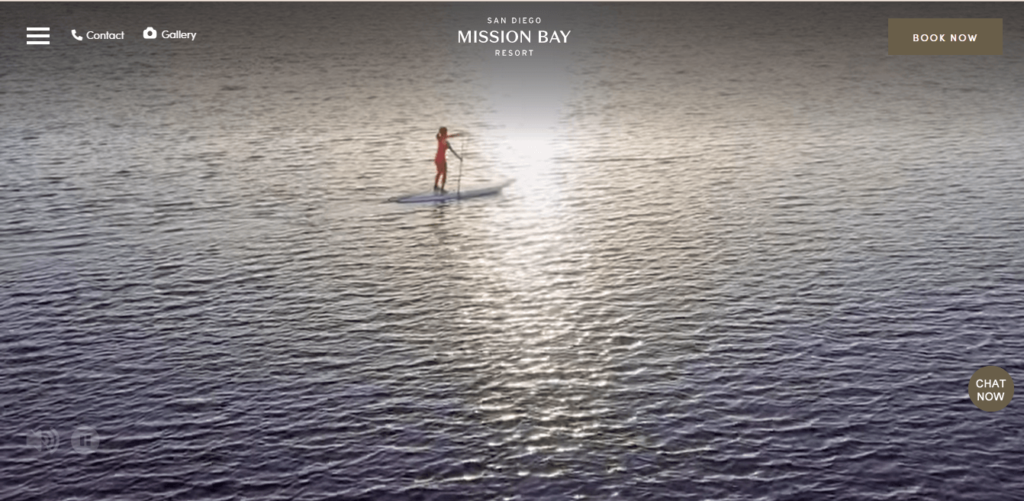 Homepage of San Diego Mission Bay Resort / missionbayresort.com