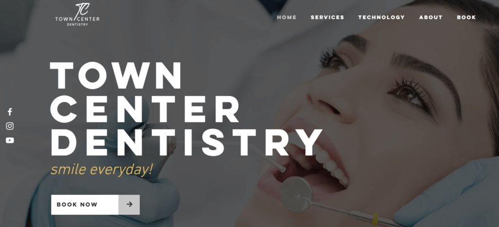 Homepage of Town Center Dentistry / dravanesian.com
Link:
https://www.dravanesian.com/