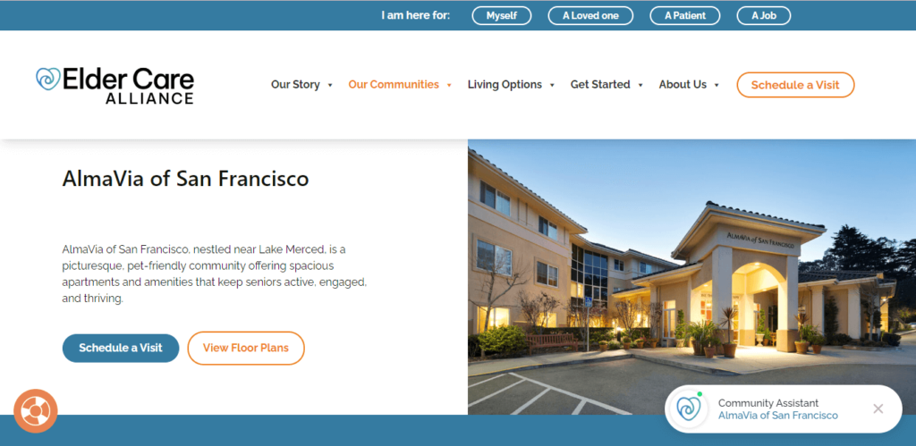 Homepage of Almavia  of San Francisco / ASF.org 