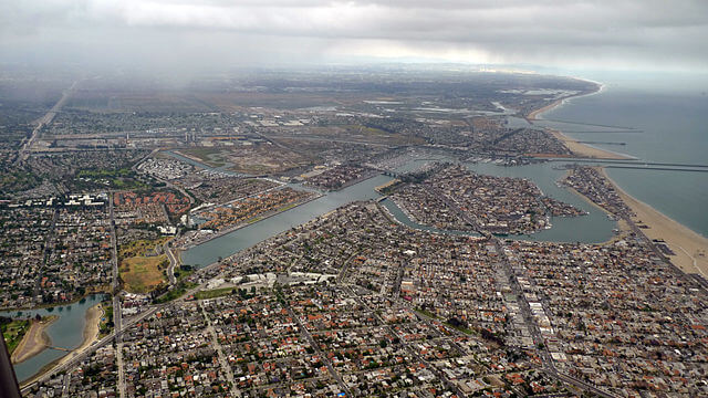 Aerial view of Alamitos Bay / Wikipedia 
https://en.wikipedia.org/wiki/Alamitos_Bay#/media/File:Alamitos_Bay_photo_D_Ramey_Logan.jpg