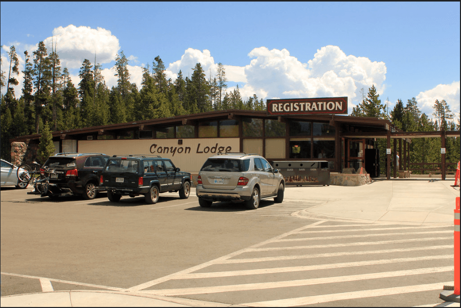 Canyon Lodge Registration Area / Flickr / Yellowstone National Park

Link: https://www.flickr.com/photos/yellowstonenps/9395582098/in/album-72157634843834481/