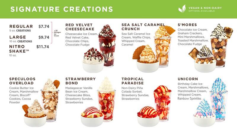 Signature Flavors Menu From Creamistry / Flickr 
https://flic.kr/p/2okAyHq