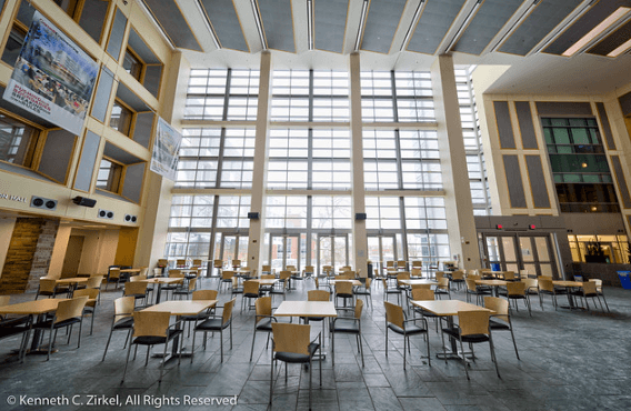 Duffield Hall of Cornell University / Flickr / Ken Zirkel
Link: https://flic.kr/p/2im8fR5