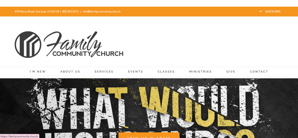 Homepage of Family Community Church / familycommunity.church