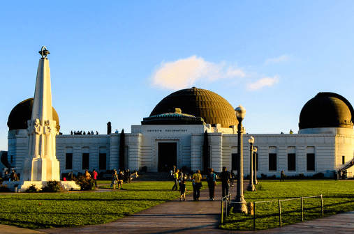 Front view of the Griffith Observatory / Flickr / Mark J. Whalen
Link: https://flic.kr/p/LAz2nQ
