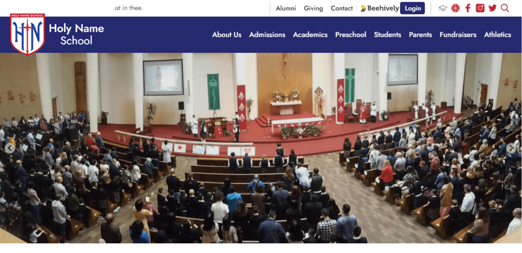 Homepage of  Holy Name School / holynamesf.com