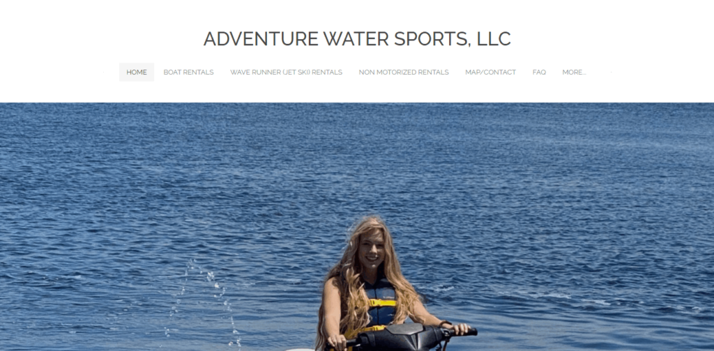 Homepage Of Adventure Water Sports / http://www.adventurewatersports.com/
Link: http://www.adventurewatersports.com/