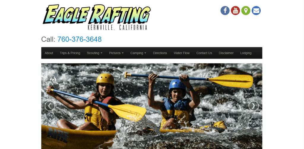Homepage Of Eagle Rafting / http://eaglerafting.com/
Link: http://eaglerafting.com/ 