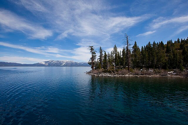 Beautiful view of Lake Tahoe / Wikipedia 
https://en.wikipedia.org/wiki/Lake_Tahoe#/media/File:Tahoe_North_Shore_from_the_East_Shore.jpg