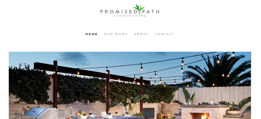 Homepage of Promised Path Landscaping Inc. / promisedpath.com