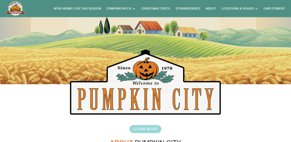 Homepage of Pumpkin City / pumpkincity.com