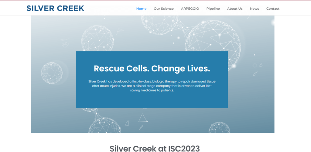 Homepage of Silver Creek Pharmaceutical / silvercreekpharma.com