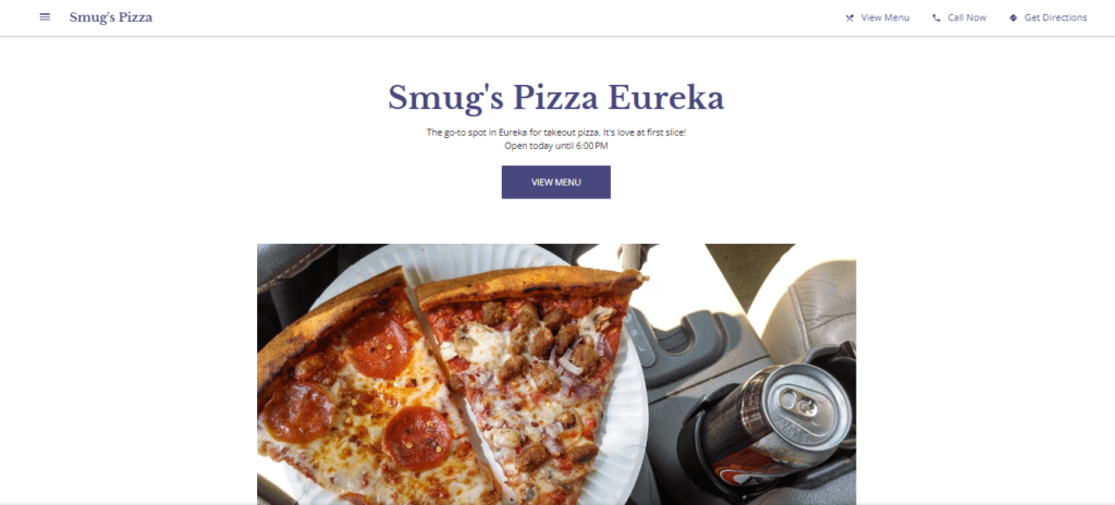Homepage of Smug's Pizza / smugs-pizza.com