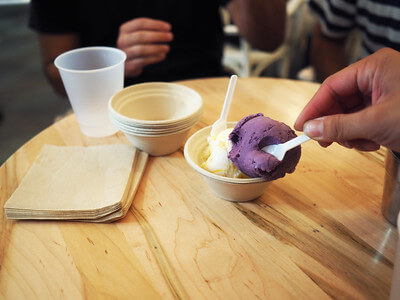 Ube Ice cream scoop at Wanderlust Creamery / Flickr
https://flic.kr/p/28cT5CS