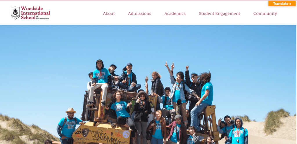 Homepage of Woodside International School / wissf.org