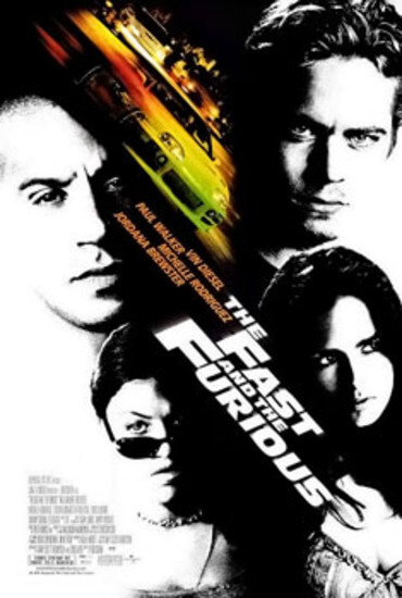 Poster of The Fast and the Furious / Wikipedia / Impawards https://en.wikipedia.org/wiki/The_Fast_and_the_Furious_(2001_film)#/media/File:Fast_and_the_furious_poster.jpg
