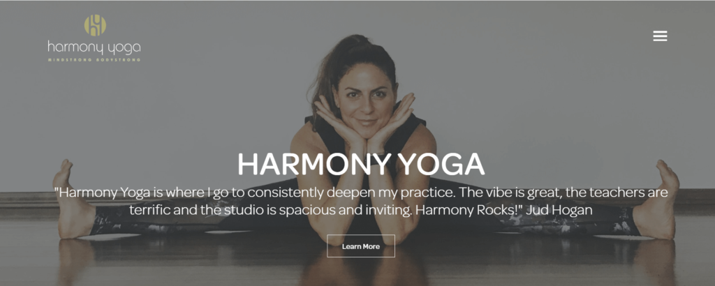 Homepage of Harmony Yoga / harmonyyoga.com