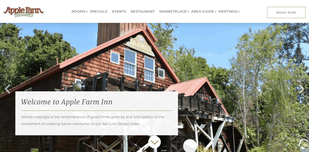Homepage Of Apple Farm Inn / https://www.applefarm.com/
Link: https://www.applefarm.com/