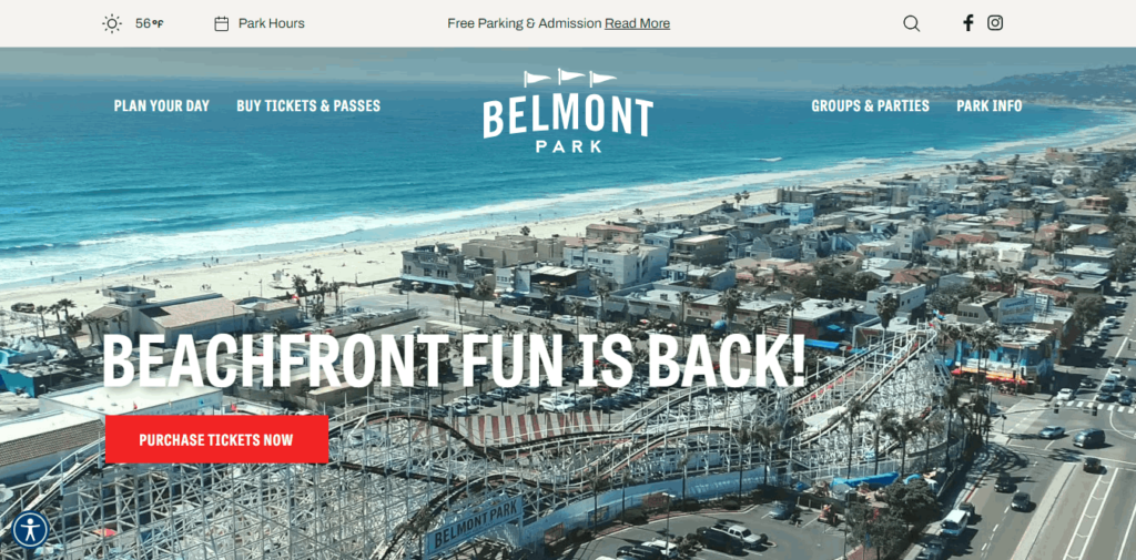 Homepage Of Belmont Park / https://www.belmontpark.com/?utm_source=google&utm_medium=organic&utm_campaign=business_listing
Link: https://www.belmontpark.com/?utm_source=google&utm_medium=organic&utm_campaign=business_listing
