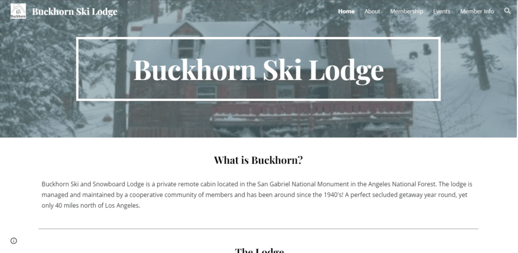 Homepage Of Buckhorn Ski and Snowboard Club / http://buckhornlodge.org/
Link: http://buckhornlodge.org/