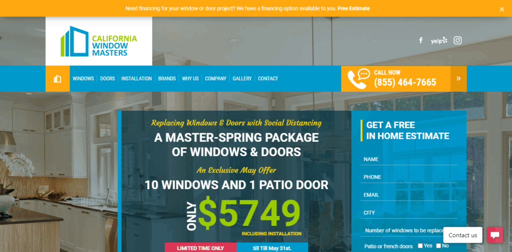 Homepage Of California Window Masters / https://californiawindowmasters.com/los-angeles/
Link: https://californiawindowmasters.com/los-angeles/