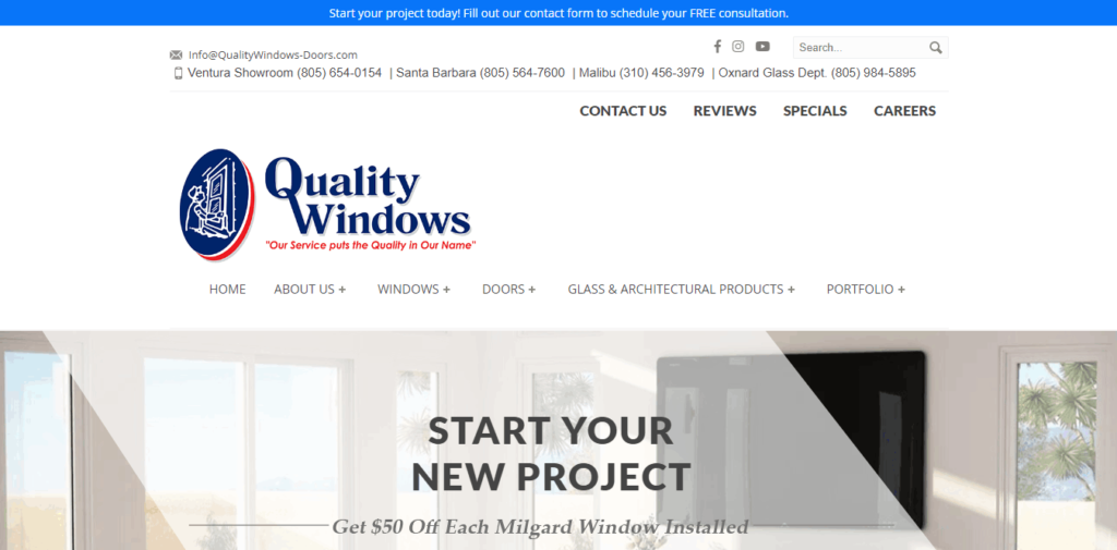 Homepage Of Quality Windows & Doors / https://www.qualitywindows-doors.com/
Link: https://www.qualitywindows-doors.com/