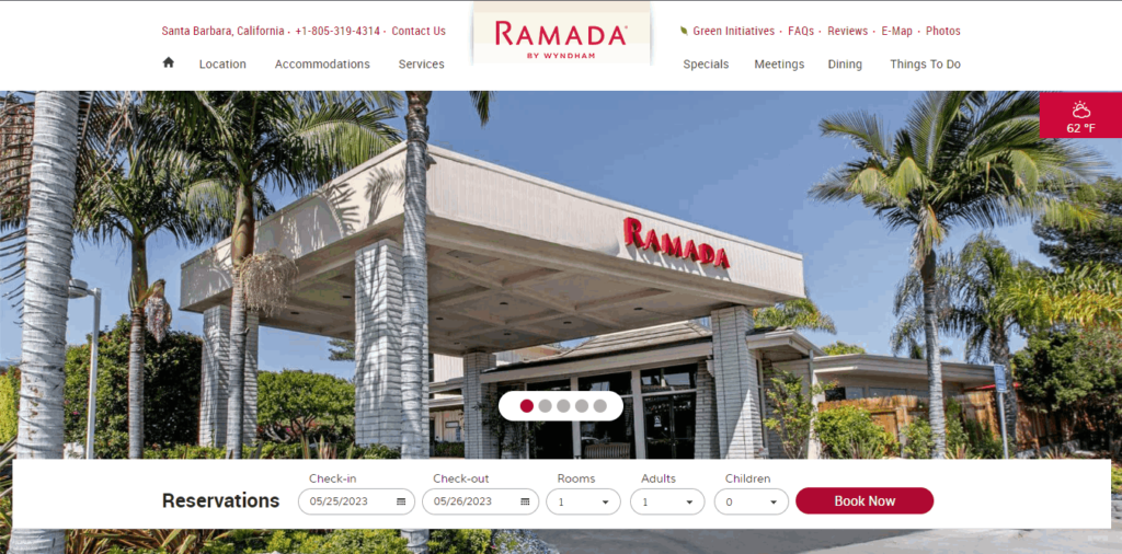 Homepage Of Ramada by Wyndham / https://www.sbramada.com/?utm_source=google&utm_medium=organic&utm_campaign=gbp_listing
Link: https://www.sbramada.com/?utm_source=google&utm_medium=organic&utm_campaign=gbp_listing
