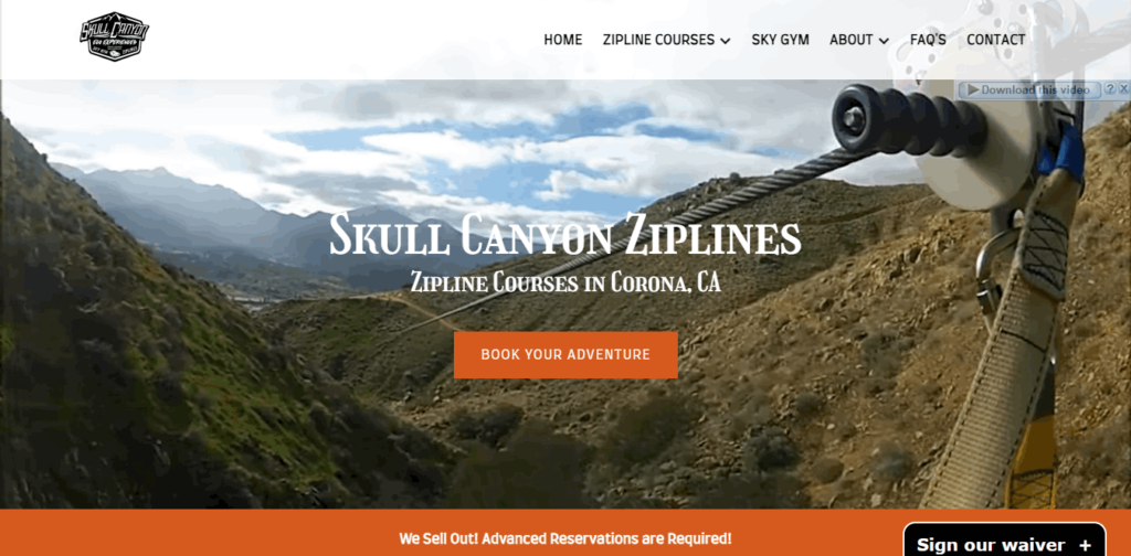 Homepage Of Skull Canyon Ziplines / https://skullcanyon.com/?utm_medium=organic&utm_source=gmb+listing/
Link: https://skullcanyon.com/?utm_medium=organic&utm_source=gmb+listing/