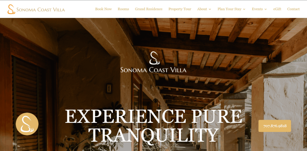 Homepage Of Sonoma Coast Villa / https://www.scvilla.com/
Link: https://www.scvilla.com/