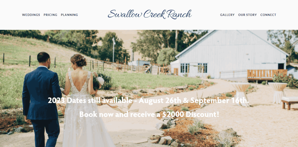 Homepage Of Swallow Creek Ranch / https://www.swallowcreekranch.com/
Link: https://www.swallowcreekranch.com/