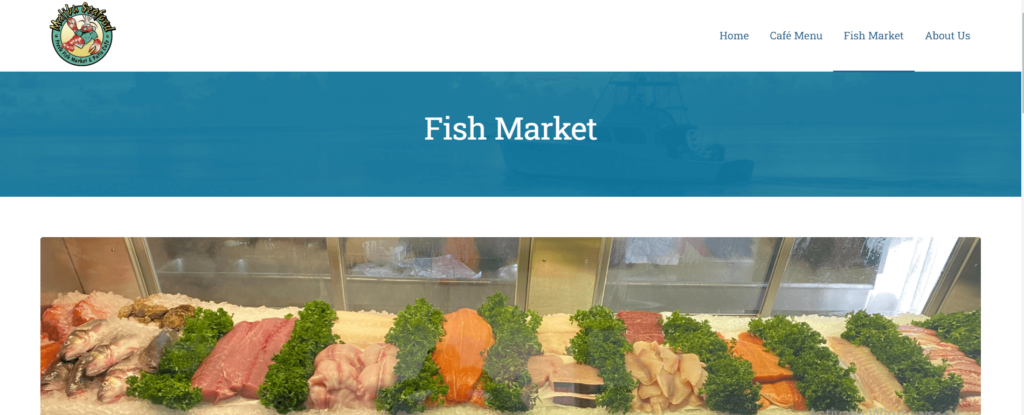 Homepage of Malibu Seafood Fresh Fish Market & Patio Cafe / malibuseafood.com