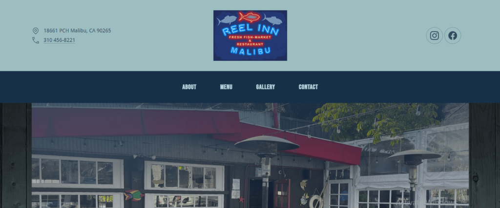 Homepage of Reel Inn Malibu / reelinnmalibu.com