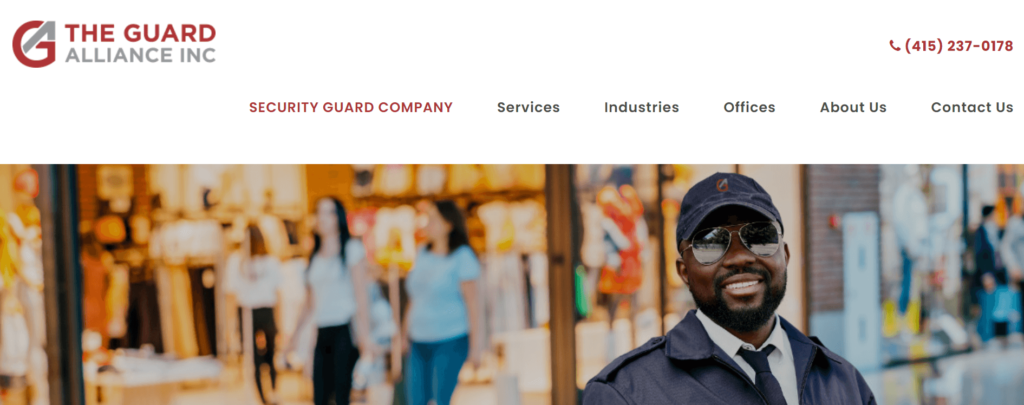 Homepage of The Guard Alliance Inc. / theguardalliance.com