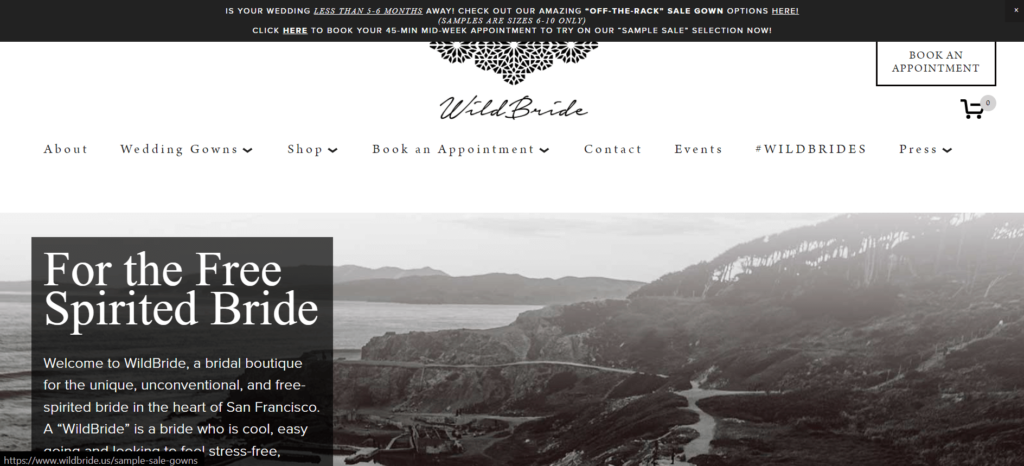 Homepage of WildBride / wildbride.us