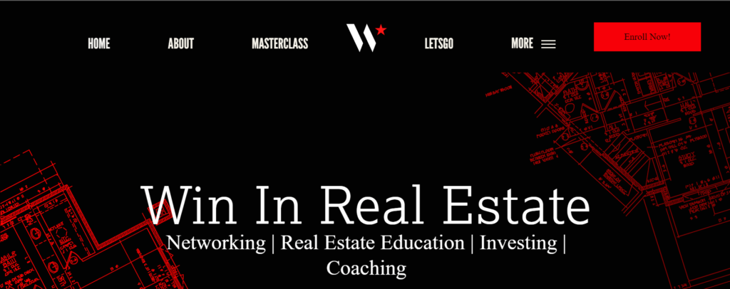 Homepage of Win in Real Estate - W.I.R.E / wirementors.com