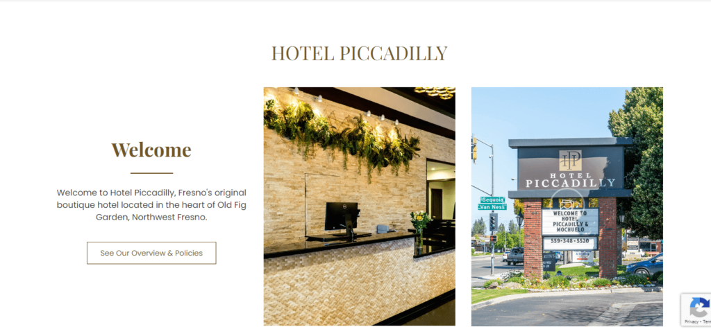 Homepage of Hotel Piccadilly /
Link: hotel-piccadilly.com