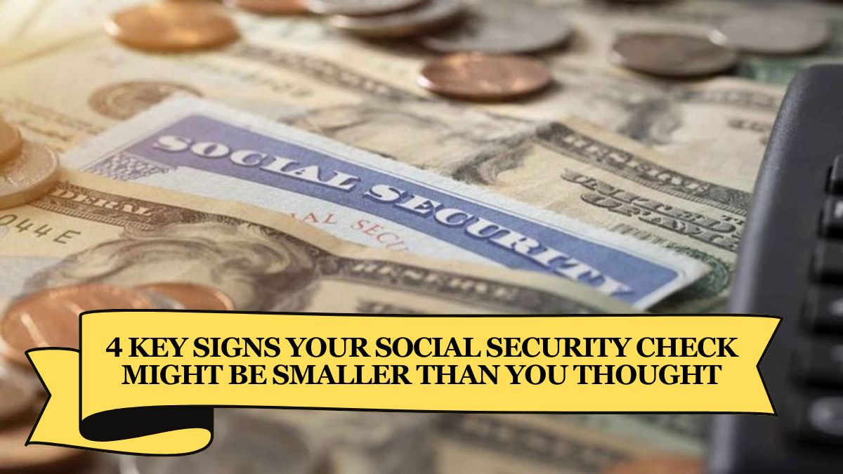 4 Key Signs Your Social Security Check Might Be Smaller Than You Thought