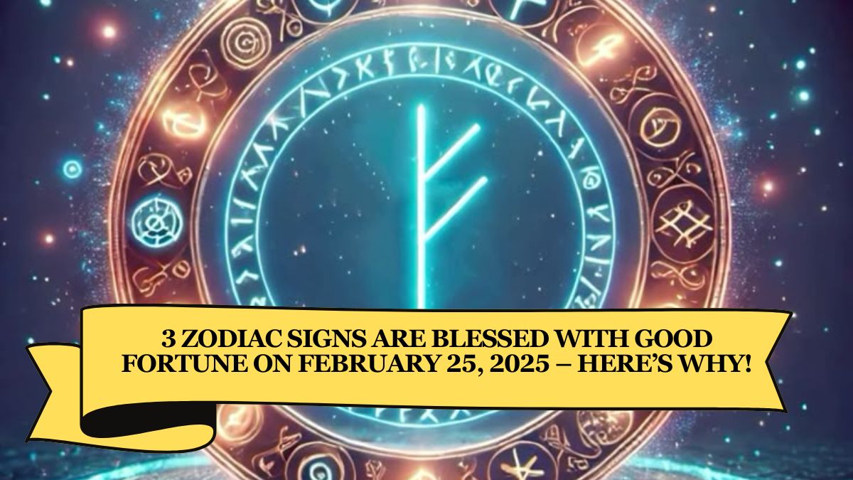 3 Zodiac Signs Are Blessed With Good Fortune on February 25, 2025 – Here’s Why!