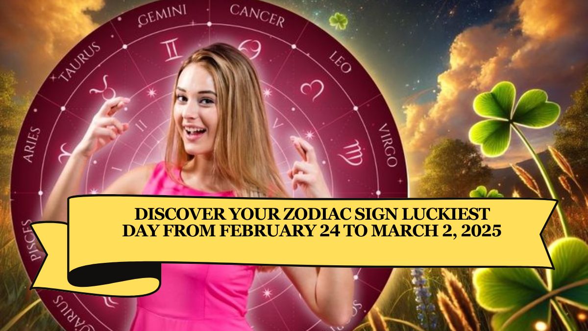 Discover Your Zodiac Sign Luckiest Day from February 24 to March 2, 2025