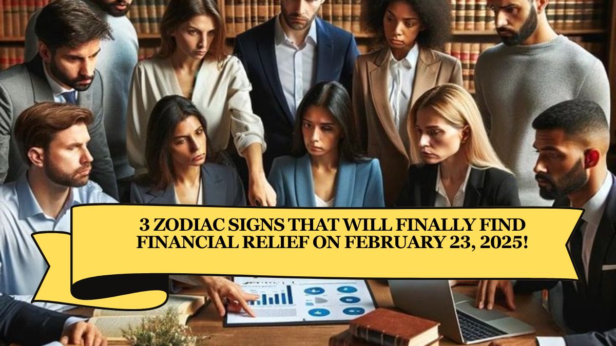 3 Zodiac Signs That Will Finally Find Financial Relief on February 23, 2025!