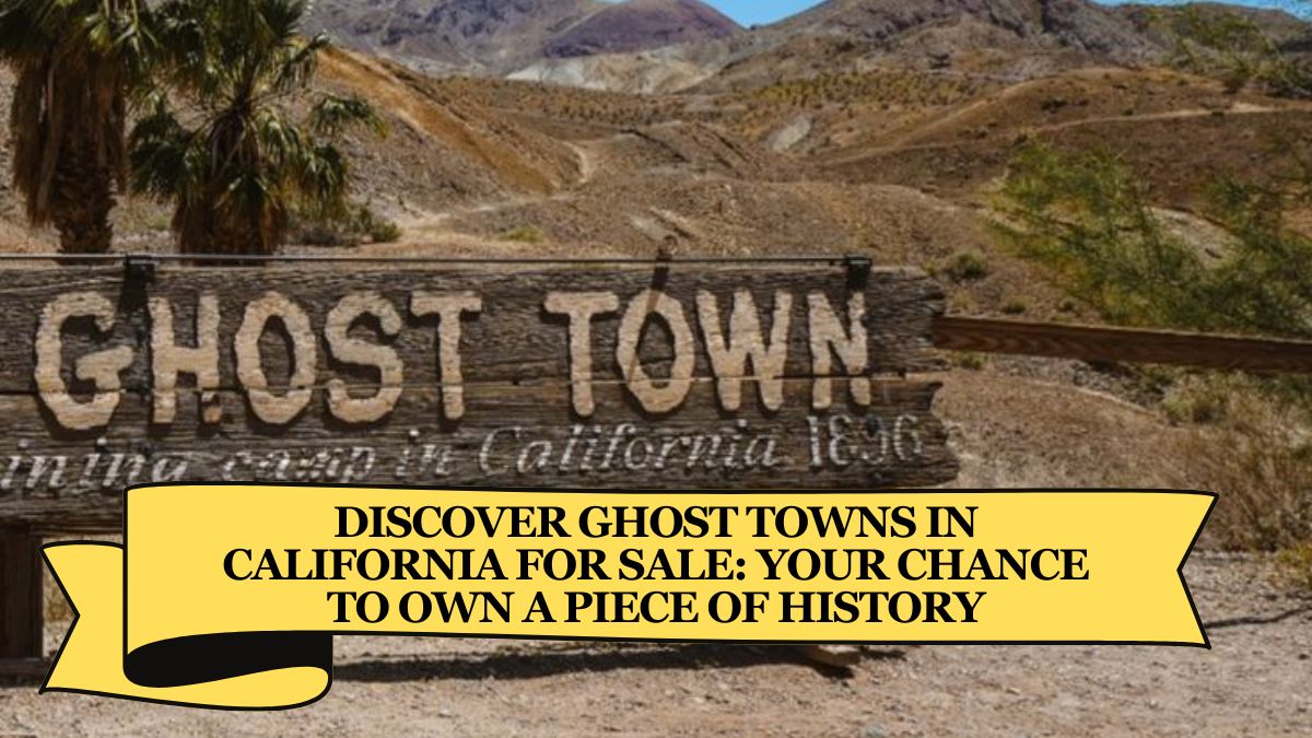 Discover Ghost Towns in California for Sale: Your Chance to Own a Piece of History